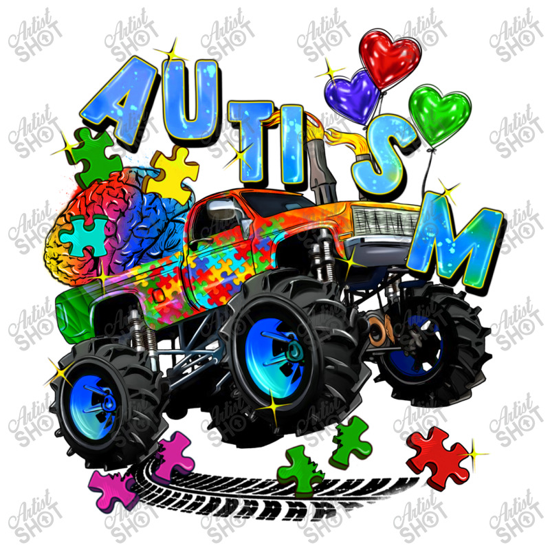 Monster Truck Autism Crewneck Sweatshirt | Artistshot