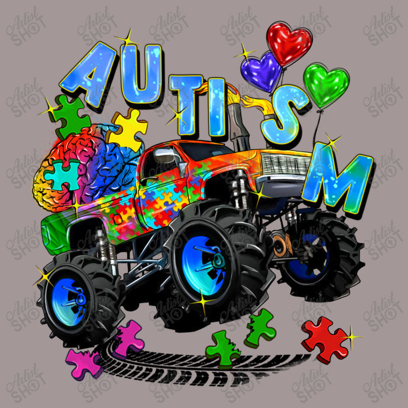 Monster Truck Autism Vintage Hoodie | Artistshot