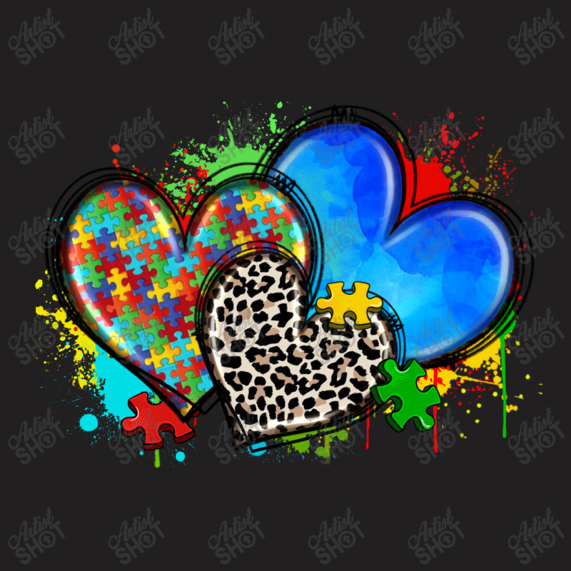 Autism Hearts T-shirt | Artistshot