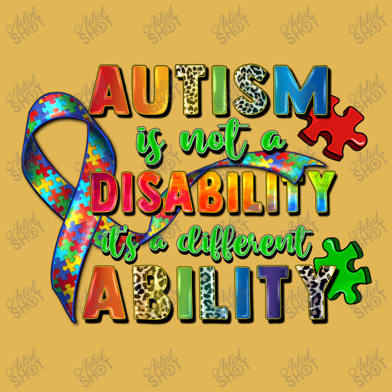 Autism Is Not A Disability Its A Different Ability Vintage Hoodie And Short Set | Artistshot