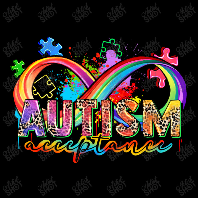 Autism Acceptance V-neck Tee | Artistshot