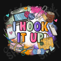 I Hook It Up  Sewing Portrait Canvas Print | Artistshot