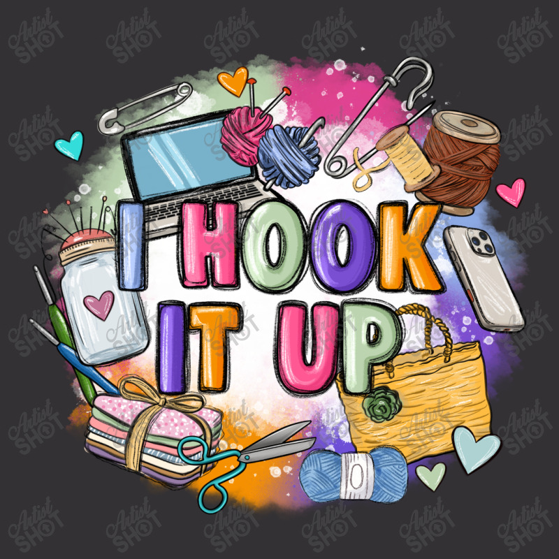 I Hook It Up  Sewing Vintage Hoodie | Artistshot