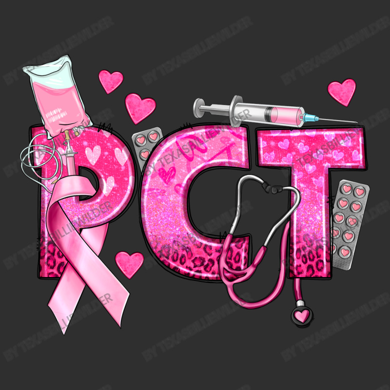 Breast Cancer Pct Patient Care Technician Rectangle  Leatherette Patch | Artistshot