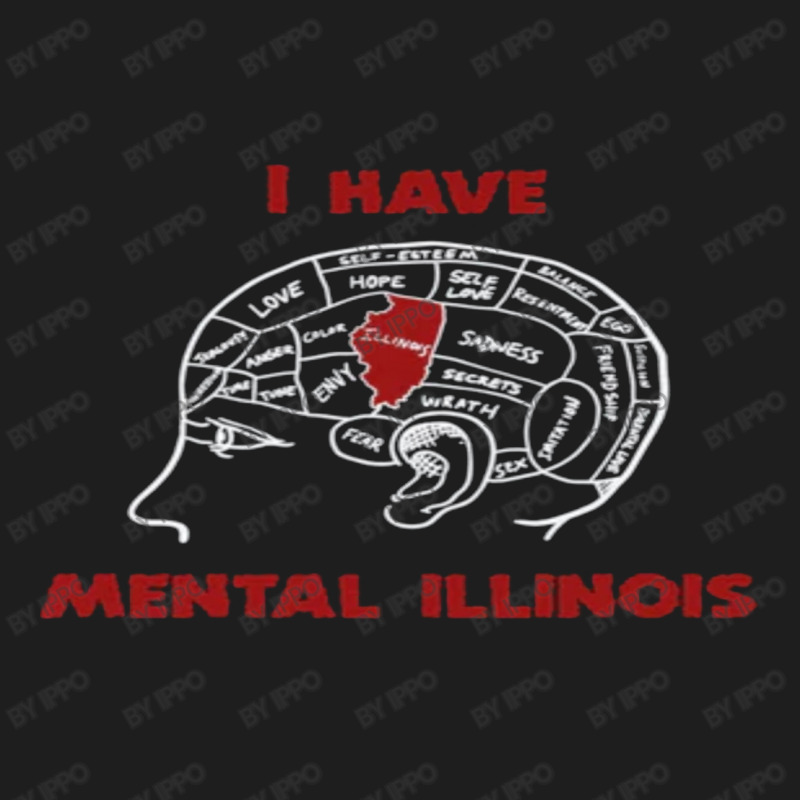 I Have Mental Illinois Classic T-shirt by Ippo | Artistshot