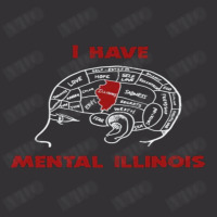 I Have Mental Illinois Vintage Hoodie | Artistshot