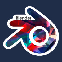 Blender (with White Outline) Classic Baseball Cap | Artistshot