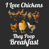 Chicken Chick I Love Chickens They Poop Breakfast Funny Chicken Farmer Baseball Cap | Artistshot