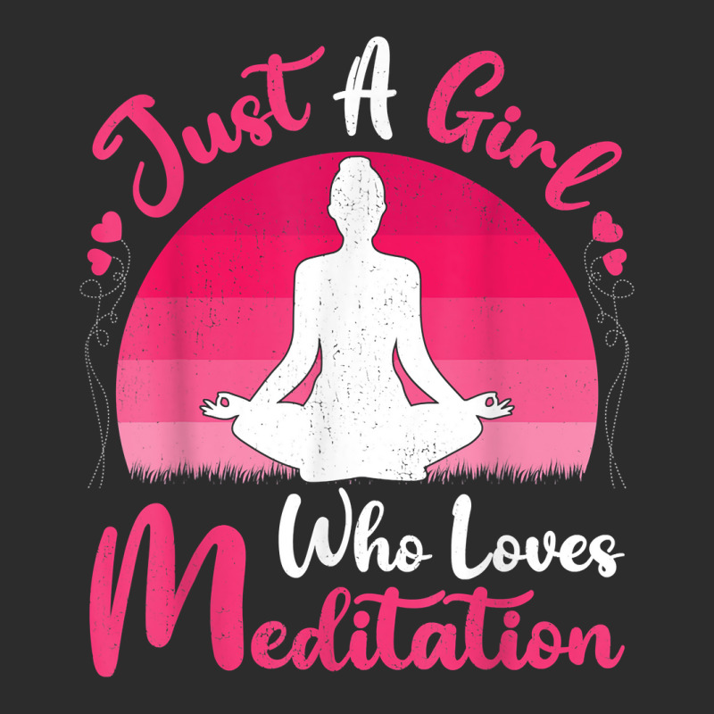 Vintage Meditation Lover Just A Girl Who Loves Meditation T Shirt Baseball Cap by tognifx | Artistshot