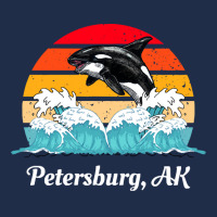 Petersburg T  Shirt Petersburg Alaska Distressed Orca Killer Whale Wav Baseball Cap | Artistshot