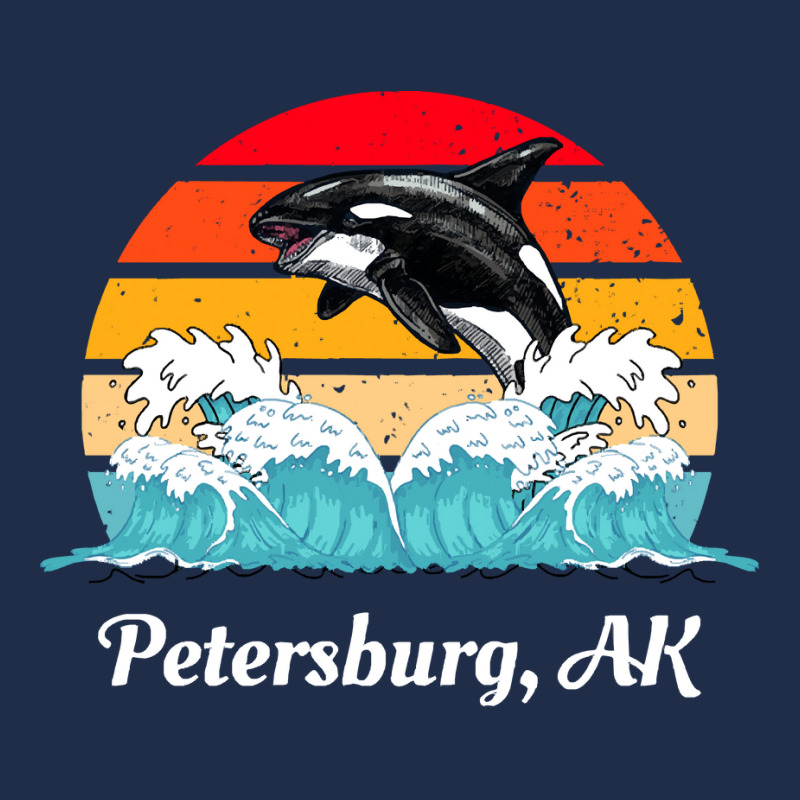 Petersburg T  Shirt Petersburg Alaska Distressed Orca Killer Whale Wav Baseball Cap by baroncrona555 | Artistshot