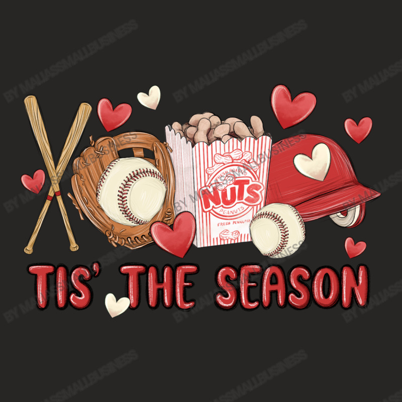 Tis The Season Baseball Ladies Fitted T-Shirt by MaliasSmallBusiness | Artistshot