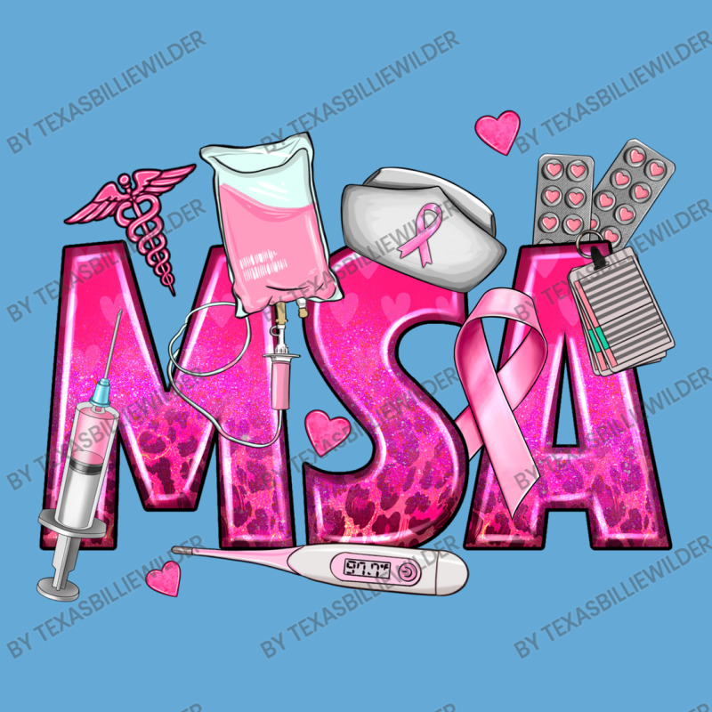 Breast Cancer Msa Medical Support Assistant Basic T-shirt | Artistshot