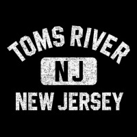 Toms River Nj New Jersey Gym Style Distressed White Print T Shirt Flat Bill Snapback Cap | Artistshot