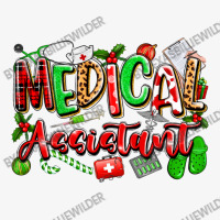 Christmas Medical Assistant Ladies Fitted T-shirt | Artistshot