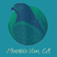 Mountain View Ca Osprey Sea Green Raptor Ocean Bird Tank Top Flat Bill Snapback Cap | Artistshot