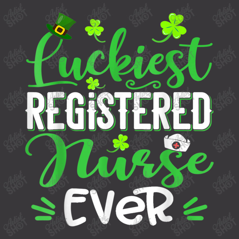 Luckiest Registered Nurse Ever Shamrock St Patrick's Day Ladies Curvy T-shirt | Artistshot