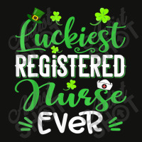 Luckiest Registered Nurse Ever Shamrock St Patrick's Day Scorecard Crop Tee | Artistshot