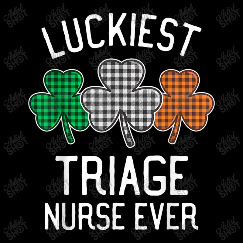 Luckiest Triage Nurse Ever St Patrick's Day Plaid Adjustable Cap by YenNgoc | Artistshot