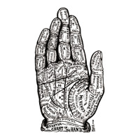 Chart Of The Hand, Palmistry, Chart, The Hand, Chart Of The Hand Vinta Cub Paper Bag - 8 X 4 1/2 X 10 1/4 | Artistshot