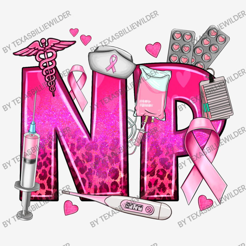 Breast Cancer Np Nurse Practitioner Adjustable Cap | Artistshot