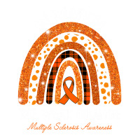 In March We Wear Orange Multiple Sclerosis Awareness Rainbow Jumbo Paper Bag - 18 X 7 X 18 3/4 | Artistshot