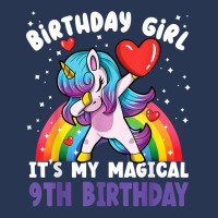 Birthday Girl It's My Magical 9th Birthday Bday Unicorn T Shirt Men Denim Jacket | Artistshot