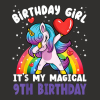 Birthday Girl It's My Magical 9th Birthday Bday Unicorn T Shirt Champion Hoodie | Artistshot