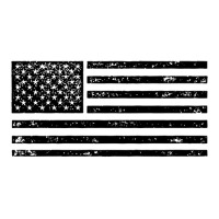 Black American Flag Vintage Distressed Effect Subtle Simple Premium T Youth Tee | Artistshot