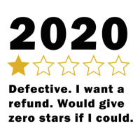 Funny 2020 1 Star Review  Very Bad  Social Distancing Long Sleeve T Sh Wine Paper Bag - 5 1/2 X 3 1/4 X 13 | Artistshot