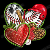 Baseball With Strawberry Hearts Toddler Sweatshirt | Artistshot