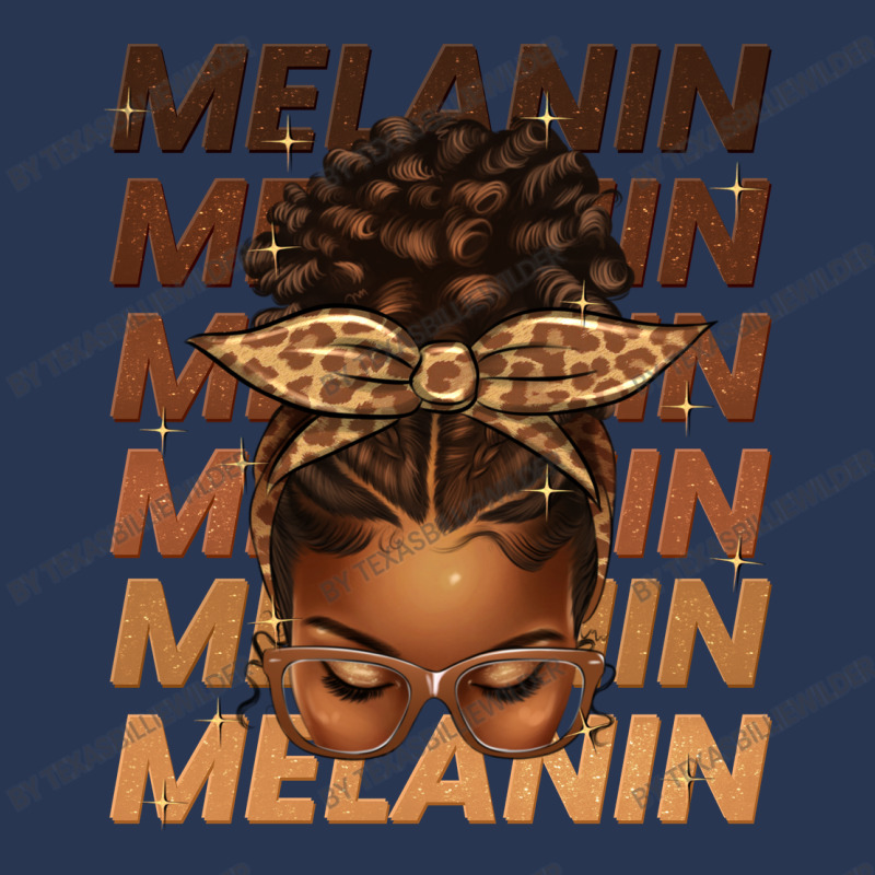 Melanin Afro Messy Bun Ladies Denim Jacket by texasbilliewilder | Artistshot