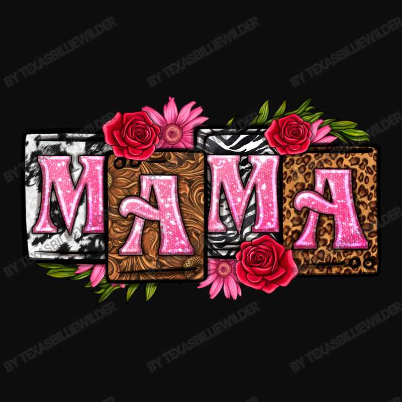 Mama With License Letters Mothers Day Crop Top by texasbilliewilder | Artistshot