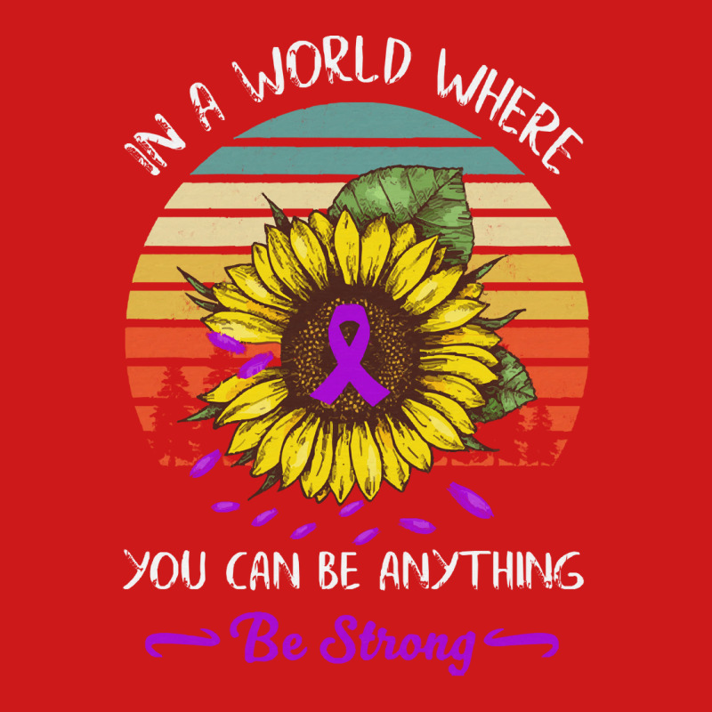 Alzheimers Awareness T  Shirt In A World Where Anything Be Strong Sunf Baseball Cap | Artistshot