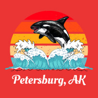 Petersburg T  Shirt Petersburg Alaska Distressed Orca Killer Whale Wav Mesh Cap | Artistshot