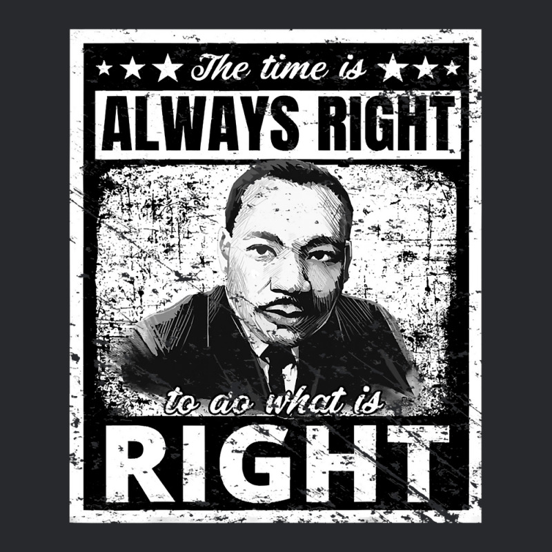 Martin Lur King Jr Mlk   Time Is Always Right Trucker Cap by Binhthai9809 | Artistshot