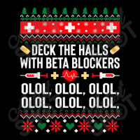 Deck The Halls With Beta Blockers Nurse Christmas Ugly Xmas T Shirt Camo Snapback | Artistshot