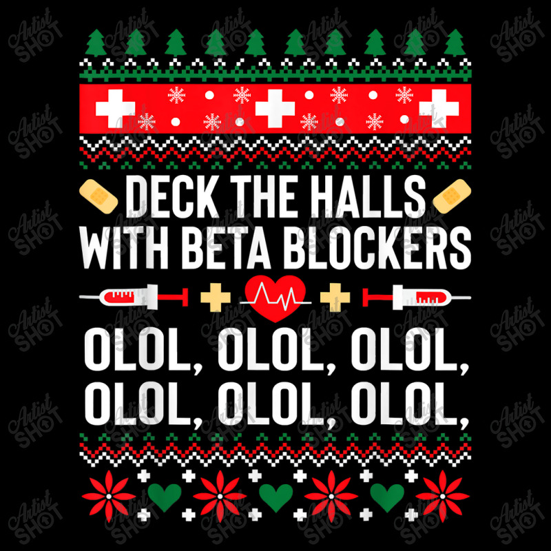 Deck The Halls With Beta Blockers Nurse Christmas Ugly Xmas T Shirt Camo Snapback by Saiful_Siddique | Artistshot