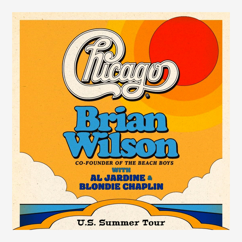 Chicago And Brian Wilson Summer Flat Bill Snapback Cap | Artistshot