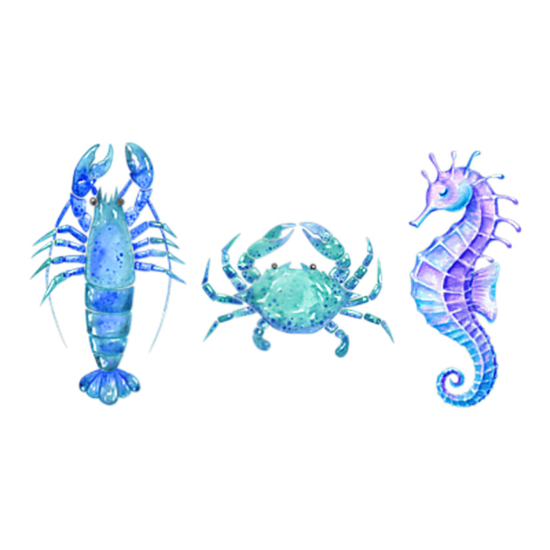 Crustaceancore Ocean Blush Crustacean Lobster Crab Seahorse Cub Paper Bag - 8 X 4 1/2 X 10 1/4 | Artistshot