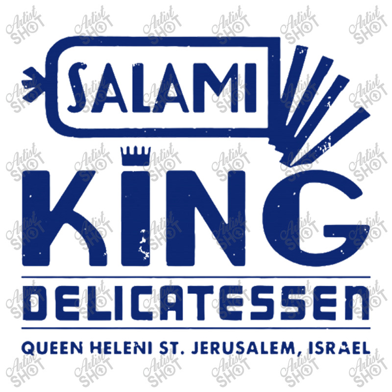 Salami King Jewish Deli T Shirt Jerusalem Israel T Shirt Delicatessen Mart Paper Bag -13 X 7 X 17 | Artistshot