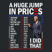 Funny A Huge Jump In Prices I Did That Anti Joe Biden Meme Crewneck Sweatshirt | Artistshot