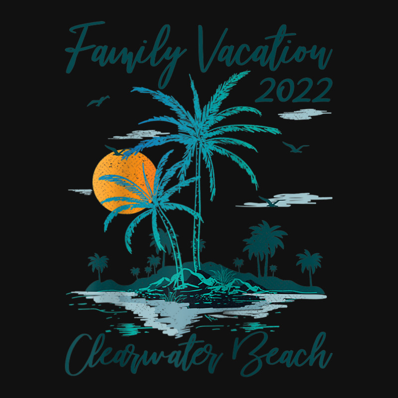 Vintage Family Vacation 2022 Florida Clearwater Beach Raglan Baseball Baby Bibs by Tiktify | Artistshot