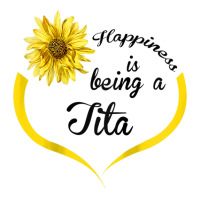 Womens Tita Gift Happiness Is Being A Tita Raglan Baseball Tee Vogue Paper Bag - 16 X 6 X 12 | Artistshot