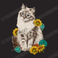 Siberian Cat Sunflower And Gemstone Vintage Cap | Artistshot