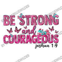 Be Strong And Courageous Cub Paper Bag - 8 X 4 1/2 X 10 1/4 | Artistshot