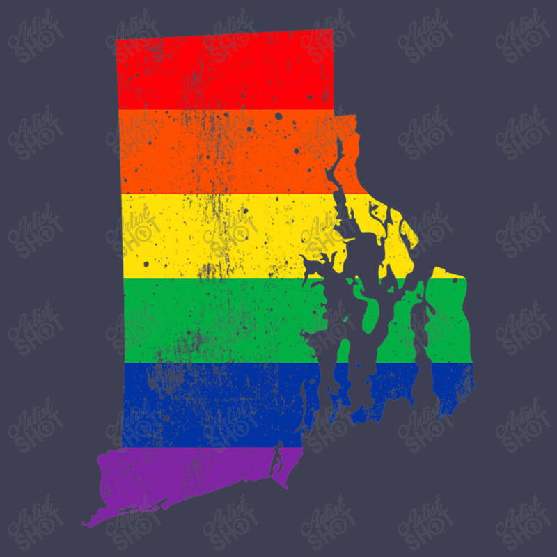 Rhode Island Rainbow Flag Map Gay Pride Lesbian Lgbt Mesh cap by GrahamWalsh | Artistshot