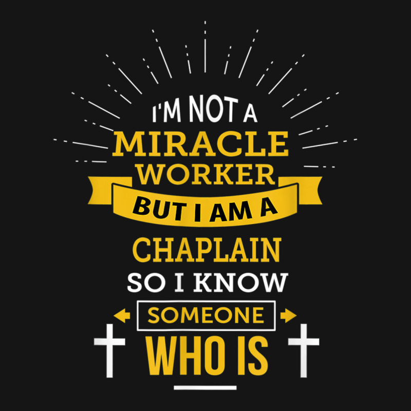 Chaplain Appreciation Miracle Worker Funny Quote Mesh cap by Hoang95 | Artistshot