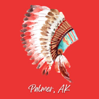 Native Indian Tribal Headdress Art T  Shirt Palmer Alaska Watercolor N Mesh Cap | Artistshot