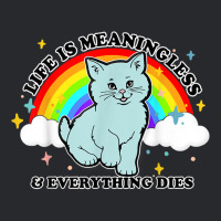 Life Is Meaningless Everything Dies Cute Nihilism Design T Shirt Trucker Cap | Artistshot